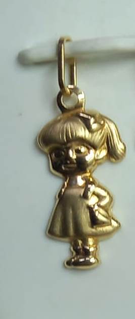 Pingente Boneco (boneca) 18k