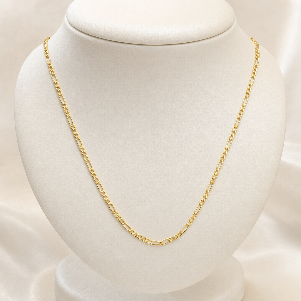 Corrente Elos 3x1 Ouro 18k